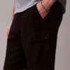 Pantaloni scurți cargo din amestec de in Pantaloni scurți cargo din amestec de in