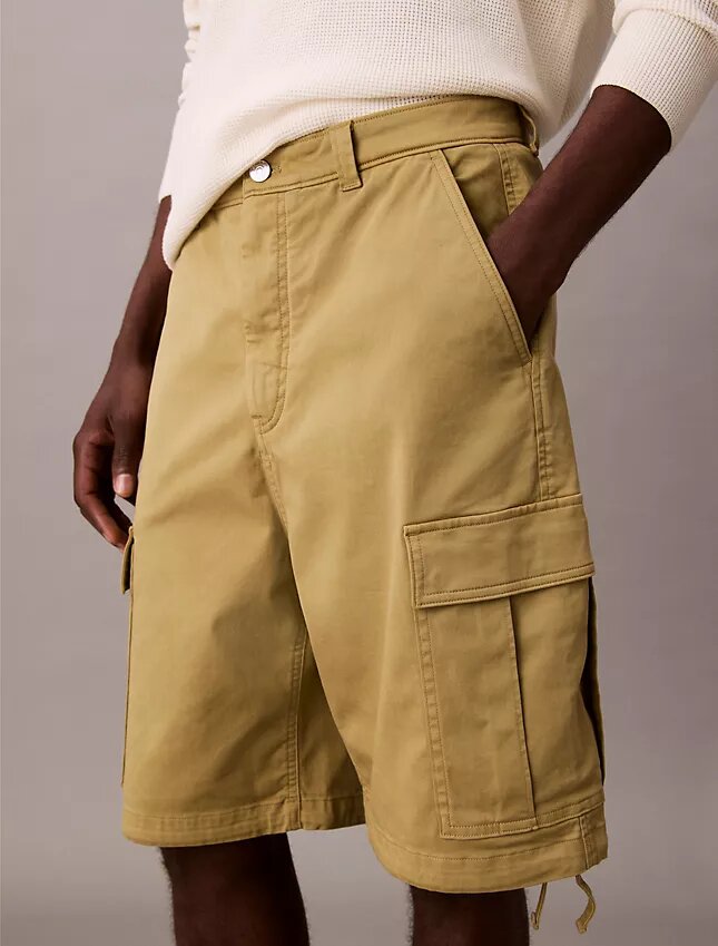 Pantaloni scurți cargo din bumbac Cotton Stretch Pantaloni scurți cargo din bumbac Cotton Stretch