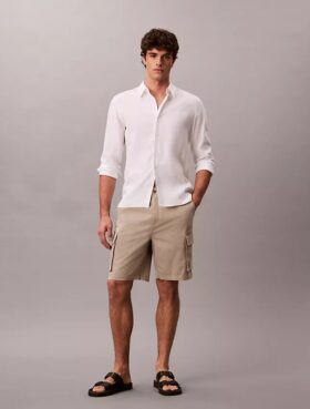 Pantaloni scurți cargo fără nasturi