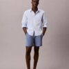 Pantaloni scurți chino din Cotton Stretch, cu talie elastică Pantaloni scurți chino din Cotton Stretch, cu talie elastică