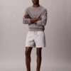 Pantaloni scurți chino din Cotton Stretch, cu talie elastică Pantaloni scurți chino din Cotton Stretch, cu talie elastică
