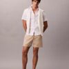 Pantaloni scurți chino din Cotton Stretch, cu talie elastică Pantaloni scurți chino din Cotton Stretch, cu talie elastică