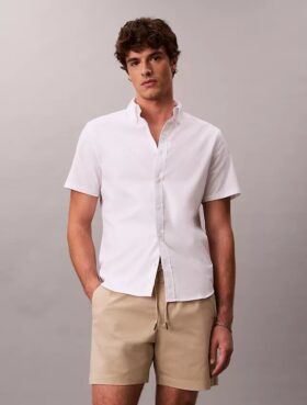 Pantaloni scurți chino din Cotton Stretch, cu talie elastică