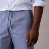 Pantaloni scurți chino din Cotton Stretch, cu talie elastică Pantaloni scurți chino din Cotton Stretch, cu talie elastică