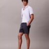 Pantaloni scurți chino din Cotton Stretch, cu talie elastică Pantaloni scurți chino din Cotton Stretch, cu talie elastică
