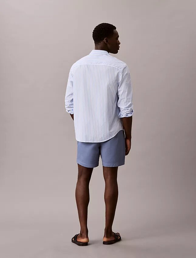 Pantaloni scurți chino din Cotton Stretch, cu talie elastică Pantaloni scurți chino din Cotton Stretch, cu talie elastică
