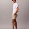Pantaloni scurți chino din Cotton Stretch, cu talie elastică Pantaloni scurți chino din Cotton Stretch, cu talie elastică