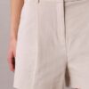 Pantaloni scurți croiți din amestec de in Pantaloni scurți croiți din amestec de in
