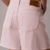 Pantaloni scurți cu talie înaltă și croi în A, vopsiți în întregime Pantaloni scurți cu talie înaltă și croi în A, vopsiți în întregime