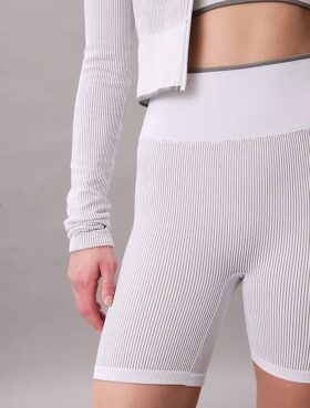 Pantaloni scurți de ciclism cu nervuri