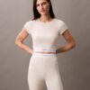 Pantaloni scurți de ciclism din Cotton Stretch cu nervuri
