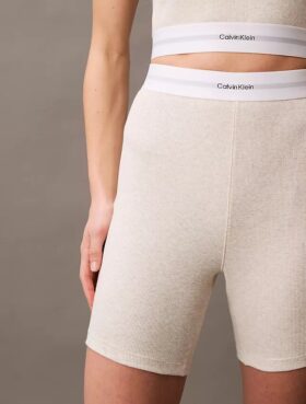 Pantaloni scurți de ciclism din Cotton Stretch cu nervuri