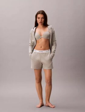 Pantaloni scurți de dormit din bumbac froté Icon