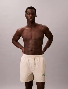 Pantaloni scurți de dormit din poplin clasic de bumbac