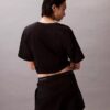 Pantaloni scurți de dormit din poplin cu logo Pride