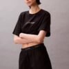 Pantaloni scurți de dormit din poplin cu logo Pride