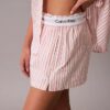 Pantaloni scurți de dormit din poplin de bumbac