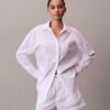 Pantaloni scurți de dormit din poplin de bumbac pentru Ziua Îndrăgostiților