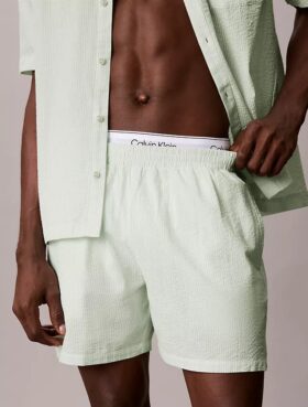 Pantaloni scurți de dormit din seersucker Pantaloni scurți de dormit din seersucker