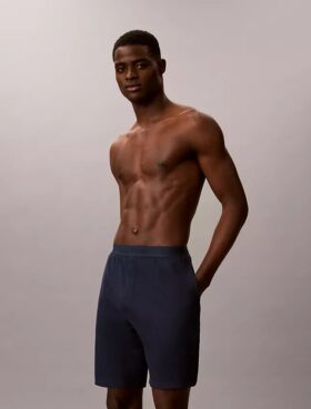 Pantaloni scurți de dormit din tricot waffle