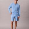 Pantaloni scurți de dormit din tricot waffle