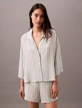 Pantaloni scurți de dormit din viscoză țesută