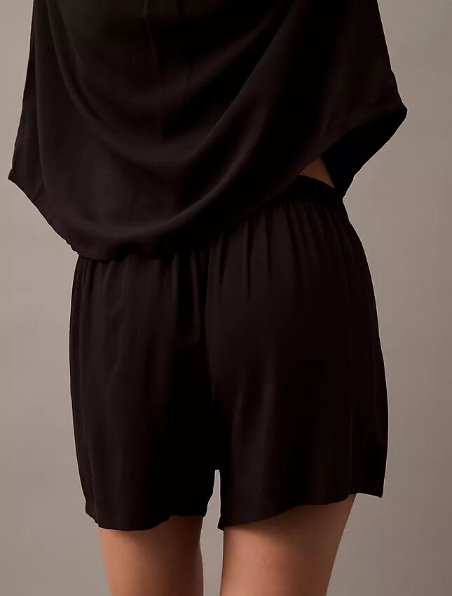 Pantaloni scurți de dormit din viscoză țesută Pantaloni scurți de dormit din viscoză țesută
