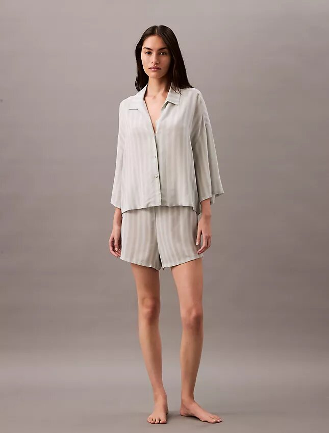 Pantaloni scurți de dormit din viscoză țesută Pantaloni scurți de dormit din viscoză țesută