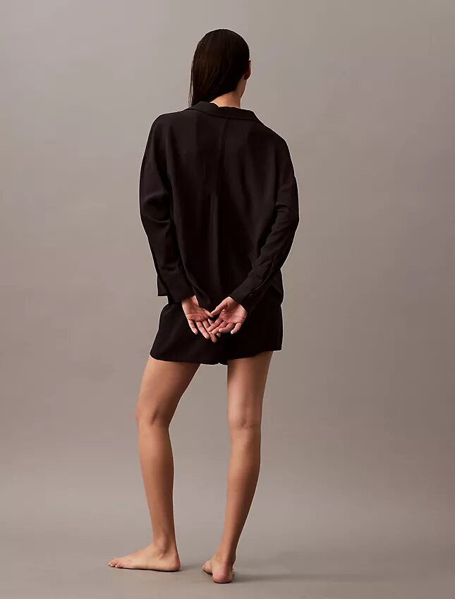 Pantaloni scurți de dormit din viscoză țesută Pantaloni scurți de dormit din viscoză țesută