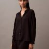 Pantaloni scurți de dormit din viscoză țesută Pantaloni scurți de dormit din viscoză țesută