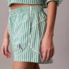 Pantaloni scurți de pijama din poplin de bumbac