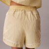 Pantaloni scurți de pijama din poplin de bumbac