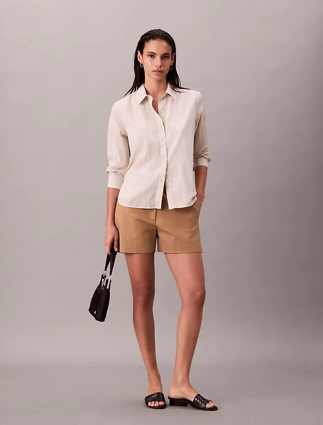 Pantaloni scurți din bumbac elastic Cotton Stretch Pantaloni scurți din bumbac elastic Cotton Stretch