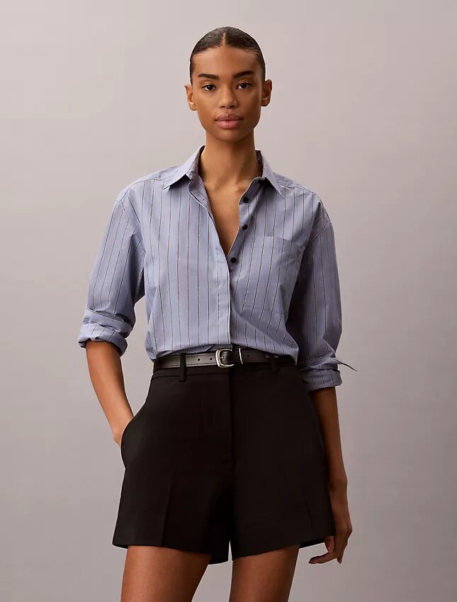 Pantaloni scurți din bumbac elastic Cotton Stretch Pantaloni scurți din bumbac elastic Cotton Stretch