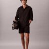 Pantaloni scurți din bumbac elastic, fără nasturi Pantaloni scurți din bumbac elastic, fără nasturi