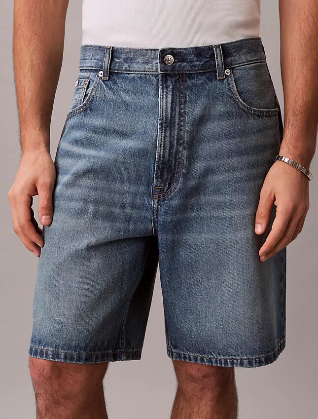 Pantaloni scurți din denim în stilul anilor ’90 Pantaloni scurți din denim în stilul anilor ’90