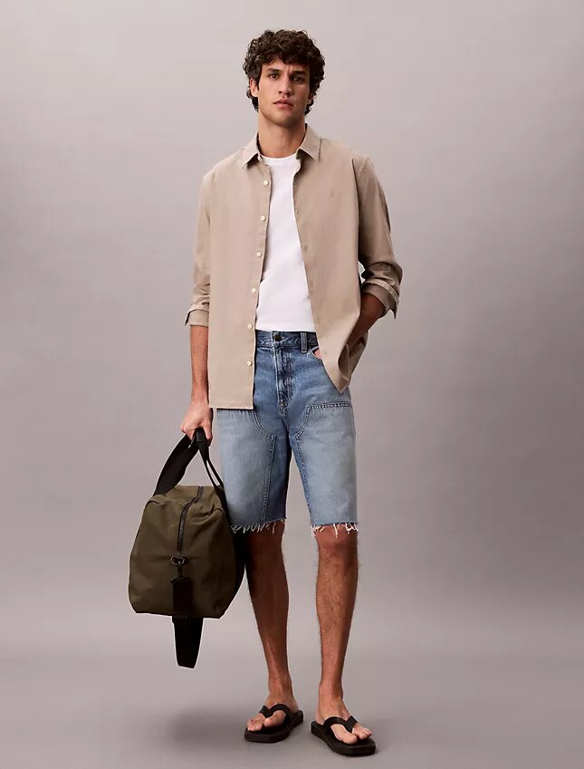 Pantaloni scurți din denim utilitar din anii ’90 Pantaloni scurți din denim utilitar din anii ’90