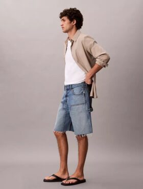 Pantaloni scurți din denim utilitar din anii ’90 Pantaloni scurți din denim utilitar din anii ’90
