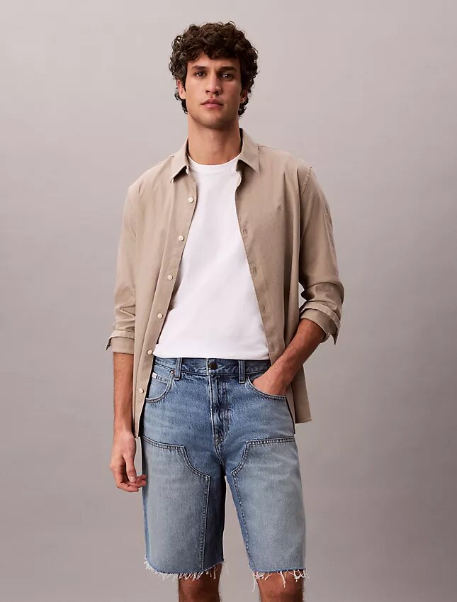 Pantaloni scurți din denim utilitar din anii ’90 Pantaloni scurți din denim utilitar din anii ’90