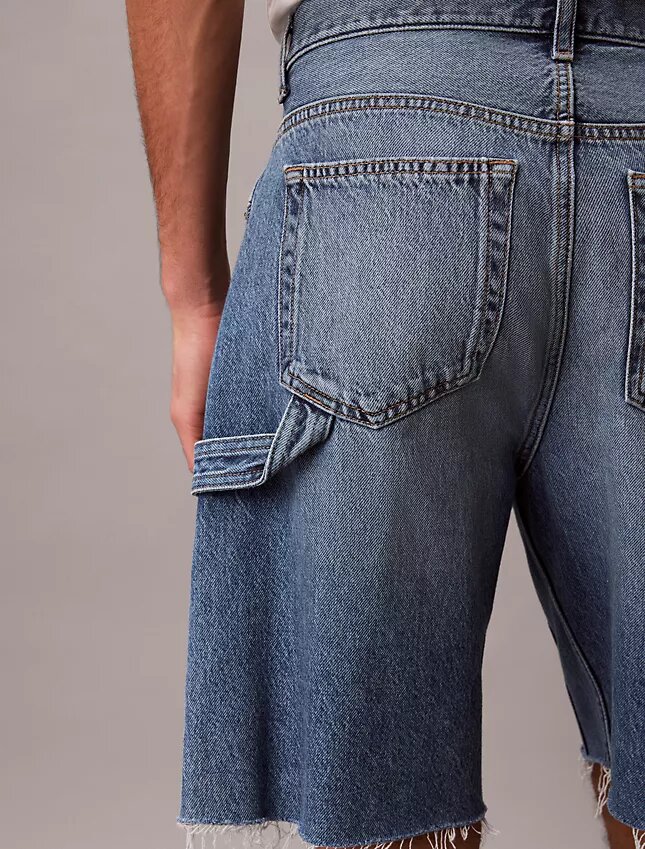 Pantaloni scurți din denim utilitar din anii ’90 Pantaloni scurți din denim utilitar din anii ’90