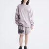 Pantaloni scurți din fleece cu imprimeu grafic Standards Ruins Pantaloni scurți din fleece cu imprimeu grafic Standards Ruins