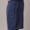 Pantaloni scurți din fleece cu logo de arhivă