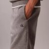Pantaloni scurți din fleece cu logo de arhivă