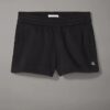 Pantaloni scurți din fleece cu logo de arhivă Pantaloni scurți din fleece cu logo de arhivă