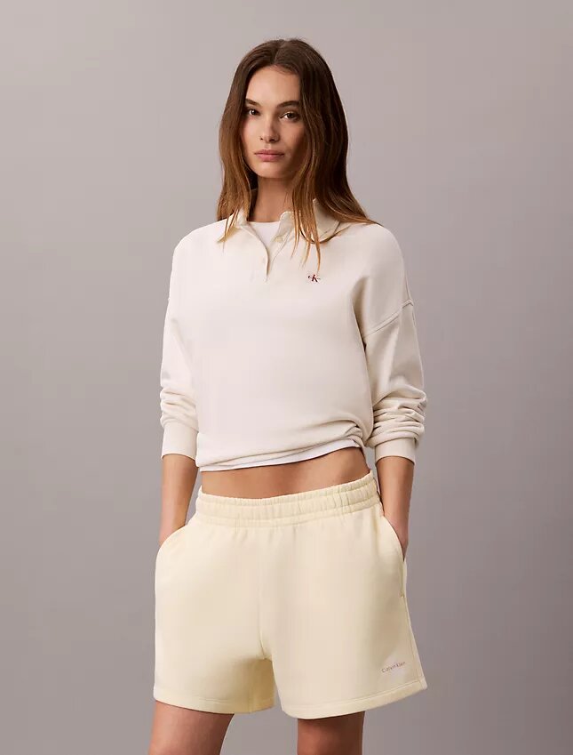 Pantaloni scurți din fleece Monologo Pantaloni scurți din fleece Monologo