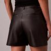 Pantaloni scurți din imitație de piele Pantaloni scurți din imitație de piele