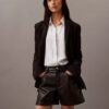 Pantaloni scurți din imitație de piele din anii ’90 Pantaloni scurți din imitație de piele din anii ’90