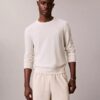 Pantaloni scurți din in și bumbac, fără nasturi Pantaloni scurți din in și bumbac, fără nasturi