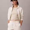 Pantaloni scurți din material frotir cu bandă cu logo Pantaloni scurți din material frotir cu bandă cu logo