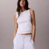 Pantaloni scurți din material frotir cu bandă cu logo Pantaloni scurți din material frotir cu bandă cu logo